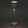 Lampada LED nera da tavolo touch ricaricabile e regolabile Victionary Saldi