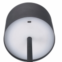 Lampada LED nera da tavolo touch ricaricabile e regolabile Victionary Stock
