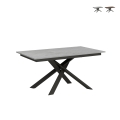 Tavolo allungabile design moderno 10 persone 90×160-220 Ganty Promozione