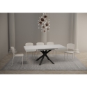 Tavolo allungabile quadrato moderno 90×90-194 Clerk Modello