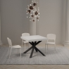 Tavolo allungabile quadrato moderno 90×90-194 Clerk Vendita