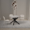 Tavolo allungabile quadrato moderno 90×90-194 Clerk Saldi