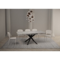 Tavolo allungabile quadrato moderno 90×90-194 Clerk Caratteristiche