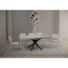 Tavolo allungabile quadrato moderno 90×90-194 Clerk Caratteristiche