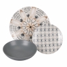 Servizio set piatti stoviglie 18 pezzi porcellana stile boho Bohémienne Vendita