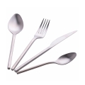 Set posate stoviglie 24 pezzi in acciaio inox argento opaco Gallery Promozione