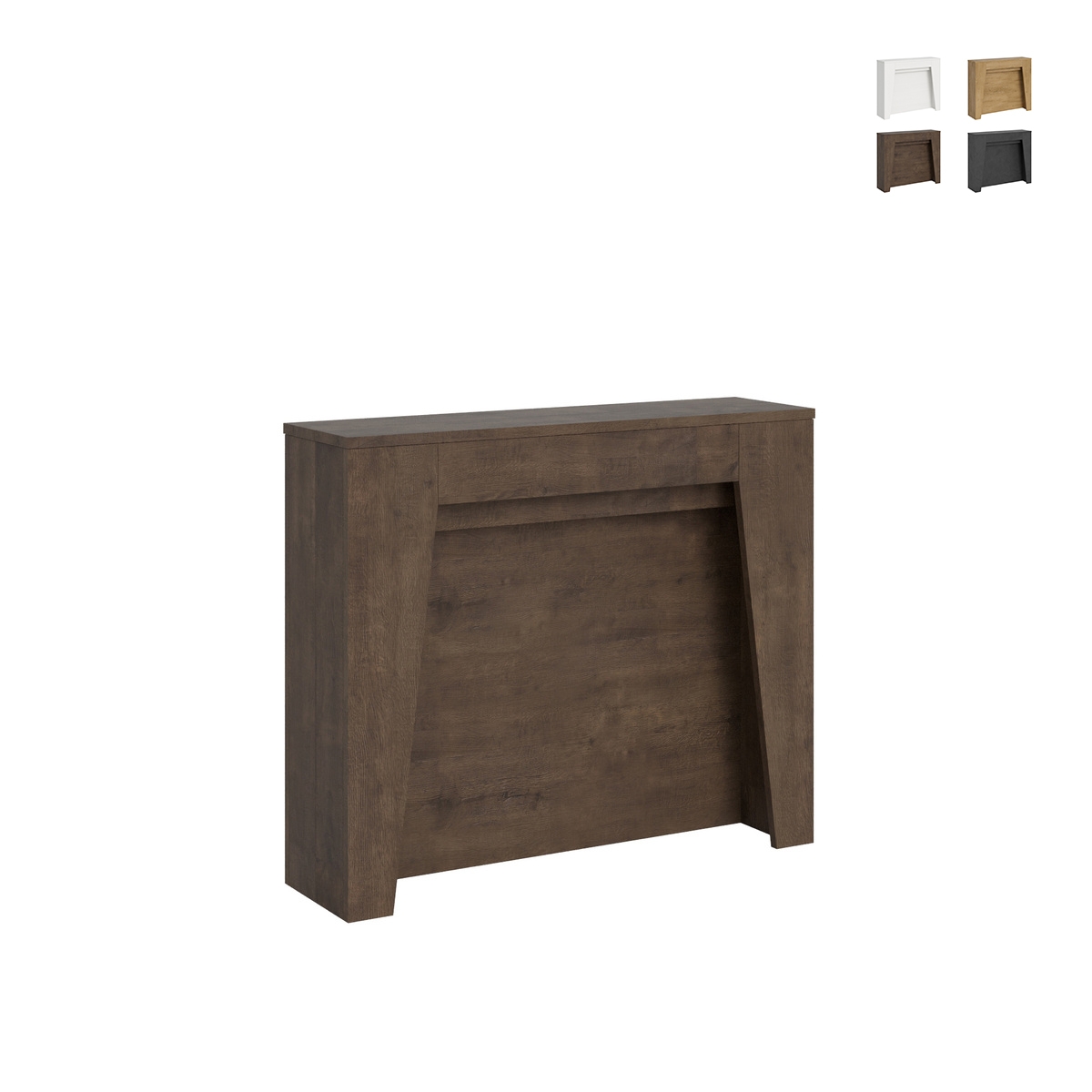 Consolle allungabile moderno minimale 90×25-211 Anea Sconti