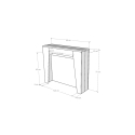 Consolle allungabile moderno minimale 90×25-211 Anea 