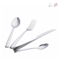 Set 24 posate da tavola in acciaio inox ristorante cucina Park Avenue Sconti