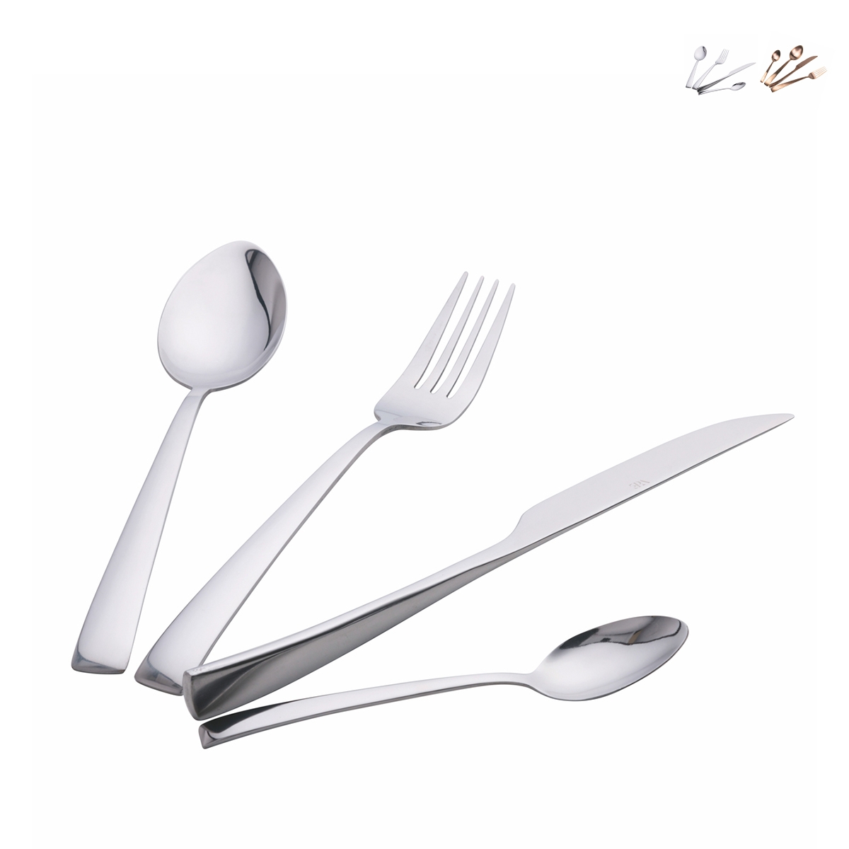Set 24 posate da tavola in acciaio inox ristorante cucina Park Avenue Sconti Set 24 posate da tavola in acciaio inox ristorante cucina Park Avenue Sconti
