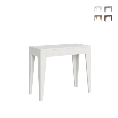 Consolle allungabile design minimale 10 persone 90x42-198 Isotta Small Promozione