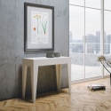 Consolle allungabile design minimale 10 persone 90x42-198 Isotta Small Vendita