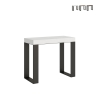 Consolle allungabile design industrial minimale 90x40-196 Tecno Small Promozione