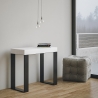 Consolle allungabile design industrial minimale 90x40-196 Tecno Small Vendita