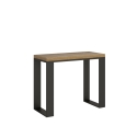 Consolle allungabile 90x45-90 tavolo da pranzo in legno Tecno Libra Vendita