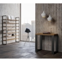 Consolle allungabile 90x45-90 tavolo da pranzo in legno Tecno Libra Offerta