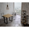 Consolle allungabile 90x45-90 tavolo da pranzo in legno Tecno Libra Catalogo