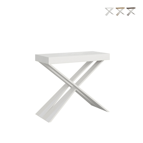 Consolle allungabile moderno design compatto 10 persone 90x40-300 Diago Promozione
