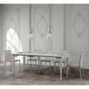 Consolle allungabile bianco stile classico 14 persone 90x48-308 Sciabola Offerta