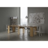 Consolle allungabile legno naturale design compatto 90x48-296 Venus Offerta