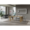 Consolle allungabile salvaspazio 90x40-196 in legno Roxell Small Offerta