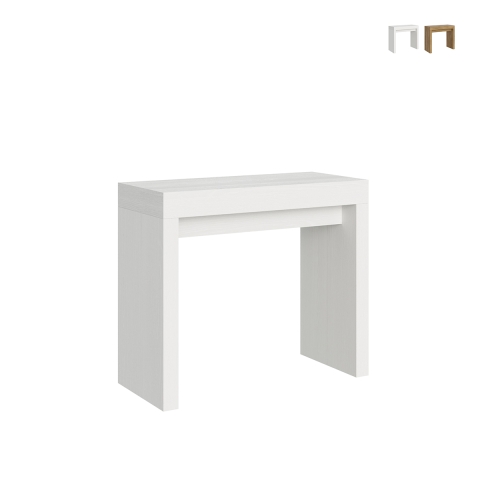 Consolle allungabile tavolo da cucina moderno 90x40-300 Roxell Promozione
