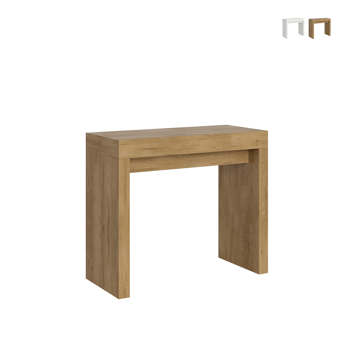 Consolle allungabile tavolo da cucina moderno 90x40-300 Roxell Offerta