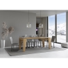 Consolle allungabile design contemporaneo in legno 90x40-300 Naxy Offerta