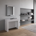 Consolle bianca allungabile per sala pranzo cucina 90x42-302 Evolve Promozione