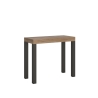 Consolle allungabile in legno stile industrial 90x40-196 Everyday Small Vendita