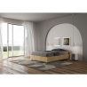 Letto una piazza e mezza contenitore design moderno 120x190cm Nuamo Stock