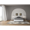 Letto una piazza e mezza 120x200 in legno bianco con rete Nuamo Offerta