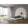 Letto una piazza e mezza 120x200 in legno bianco con rete Nuamo Saldi