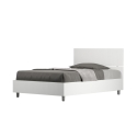 Letto una piazza e mezza 120x200 con contenitore e testiera alta Demas Vendita