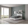 Letto una piazza e mezza 120x200 con contenitore e testiera alta Demas Offerta