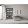 Letto singolo 80x190cm moderno senza rete grigio cemento Nuamo Offerta