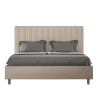 Letto matrimoniale con contenitore giroletto imbottito 160x210 Agueda Vendita