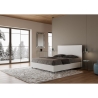 Letto matrimoniale senza rete 160x190 bianco con testiera alta New Egos Offerta