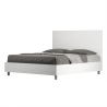 Letto matrimoniale senza rete 160x190 bianco con testiera alta New Egos Vendita