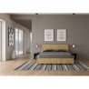 Letto matrimoniale 160x190cm senza rete con testiera inclinata Demas Stock