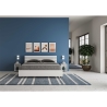 Matrimoniale 160x200cm con rete contenitore testata inclinata Ankel letto Stock