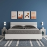 Matrimoniale 160x200cm con rete contenitore testata inclinata Ankel letto Vendita
