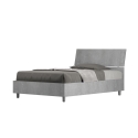 Letto una piazza e mezza 120x200cm contenitore testiera inclinata Demas Vendita