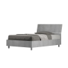 Letto una piazza e mezza 120x200cm contenitore testiera inclinata Demas Vendita