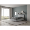 Letto una piazza e mezza 120x200cm contenitore testiera inclinata Demas Offerta