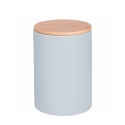 Set 3 barattoli da cucina in grès colorato da 750 ml con coperchio Circle Saldi
