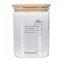 set 3 barattoli in vetro 10x14cm per caffè zucchero e sale Victionary Sconti