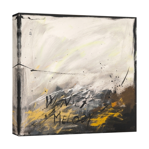 Quadro astratto moderno su tela canvas Winter Melody H. Romero Promozione