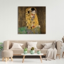 Quadro stampa su tela canvas Art Nouveau Il Bacio Gustav Klimt Saldi