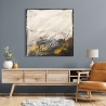Quadro astratto moderno su tela canvas Winter Melody H. Romero Saldi